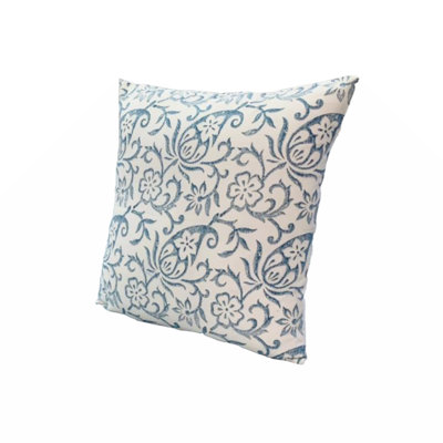 Cotton Outdoor Reversible Throw Pillow