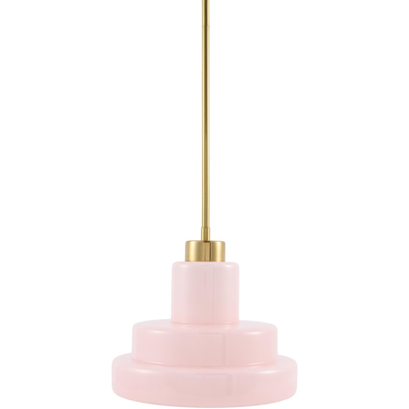 Agostino Single Light Pendant, Pink