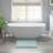 3000 Gsm Blue 24X44" Reversible 100% Cotton Bath Rug - Extremely , , Easy Maintenance-668238271-668238269