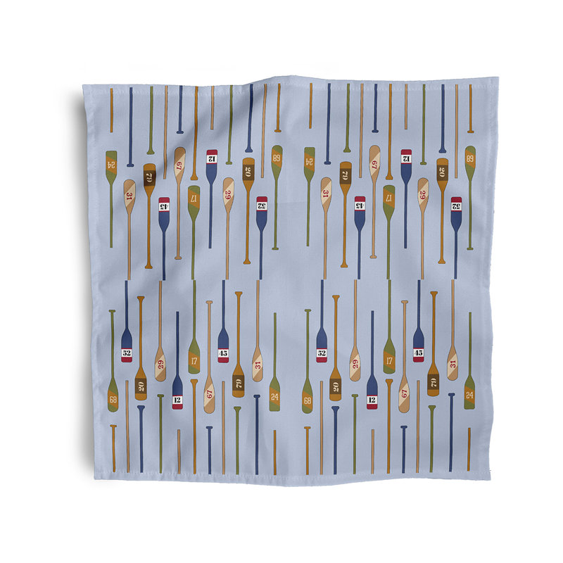 Tangela Polyester Square Napkin, Blue