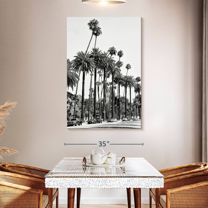 Palmiers de Sireci, Californie, Californie, H 51 po x l 34 po