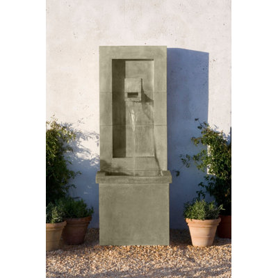 Moderne Column Fountain with Light