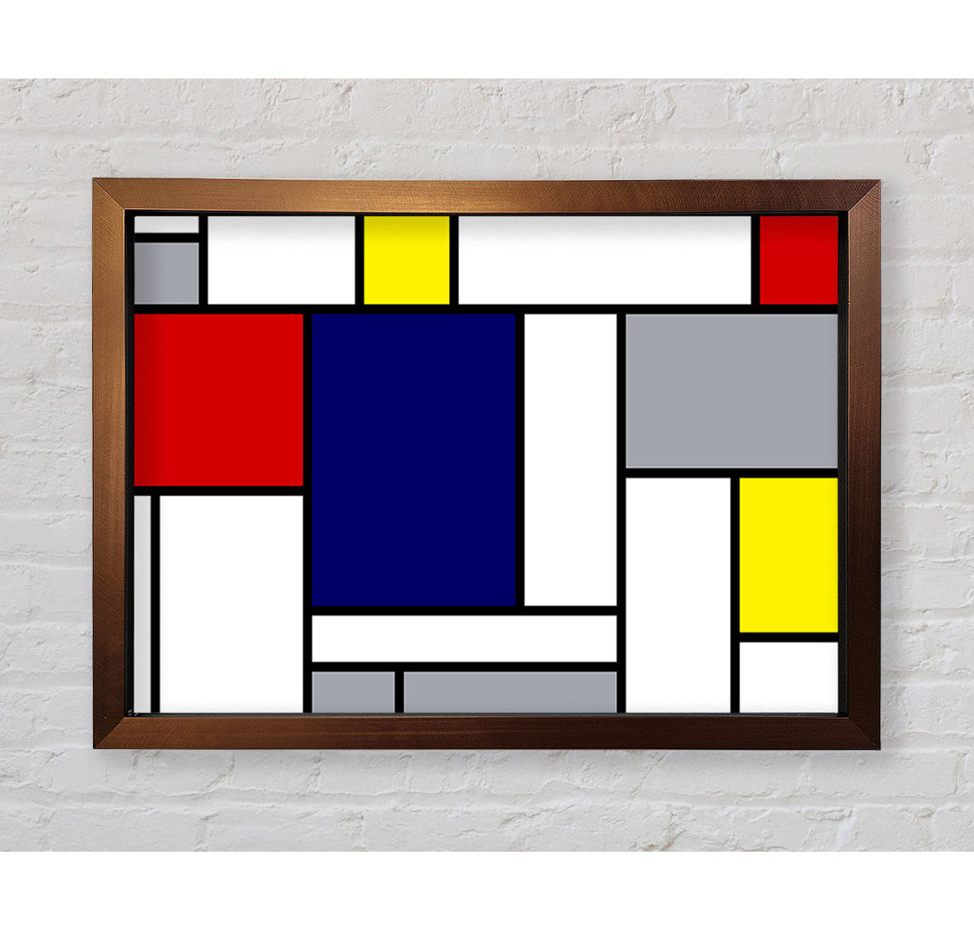 Gerahmtes Wandbild Rectangles Of Colour