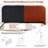 Reigen Curved Headboard Upholstered Platform Bed With Soft Rounded Corners,Rust Red,Queen-148850686-148850684