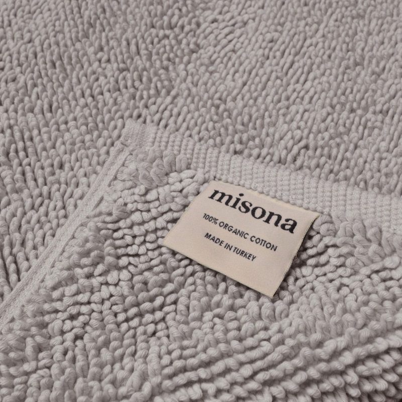 100% Cotton Bath Mat, Grey