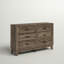 Commode double 6 tiroirs Anquenette