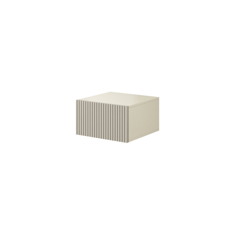 Aithana 46cm W Laminate Bedside Table, Cashmere