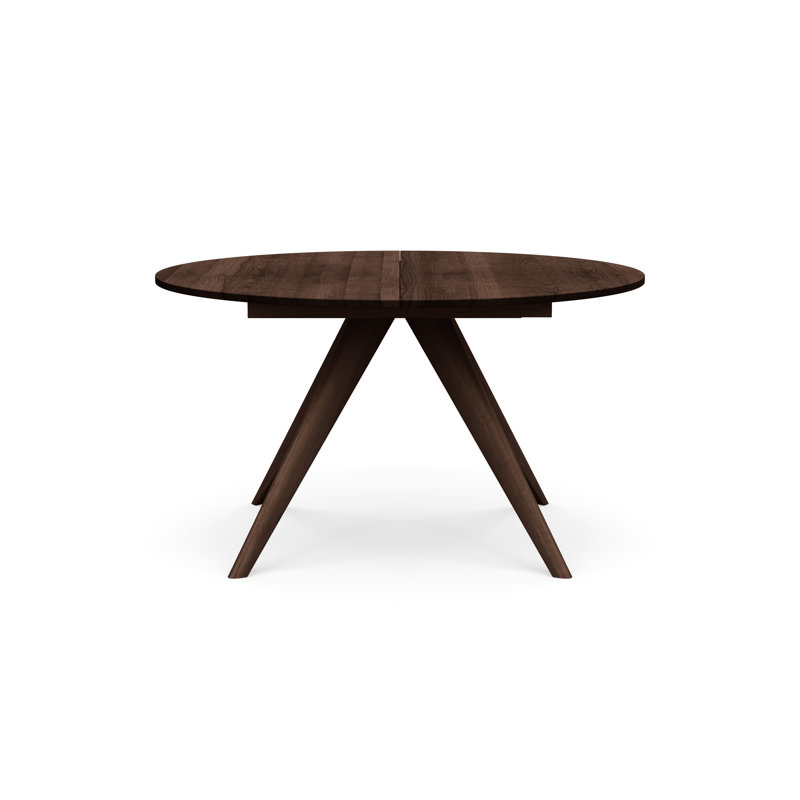 Catalina Round Extension Table, Smoke Cherry, 60" L x 60" W