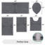 Tapis de bain absorbant (ensemble de 5)-1878200547