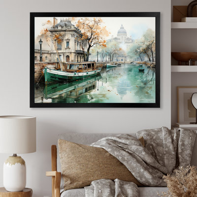 Paris Canal Saintmartin Reflections I - Paris Wall Art