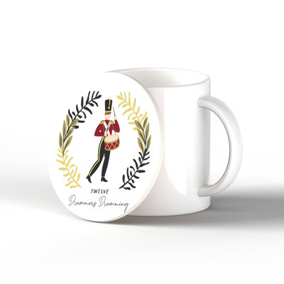 Santamaria Ceramic Round 1 Piece Coaster