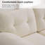Canapé modulaire capitonné en bois massif de 82,7 po Tylisha, poids maximal de 1 000 lb-439593589-439593588