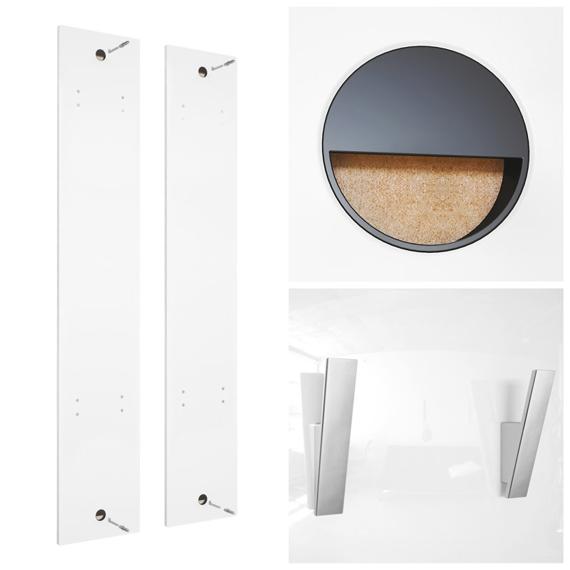 Adney Wall Wall Mounted Coat Rack, Avola Anthracite