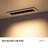 Linear 7" LED Recessed Linear Light with J-Box, Grille Anti-Glare Mini Slot Light, Dimmable
