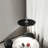 Iema 1 - Light Iron Single Round LED Pendant