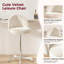 Vanity Desk Chair Dressing Table Chairs Swivel Armless Height Adjustable Foam Padded Bedroom Makeup Office Chair-1866584852-1866584855