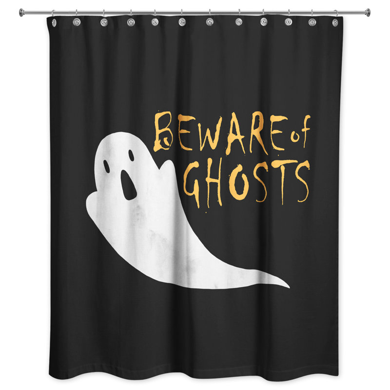 Rideau de douche simple saware of ghosts Soules