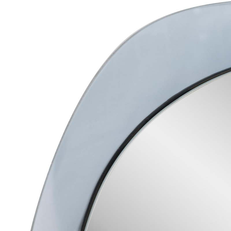 Miroir asymétrique avec cadre en verre gris Ahrends