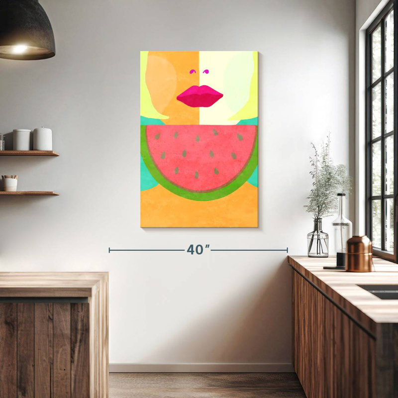 Leisha Watermelon Sugar Disco, 39" H x 26" W