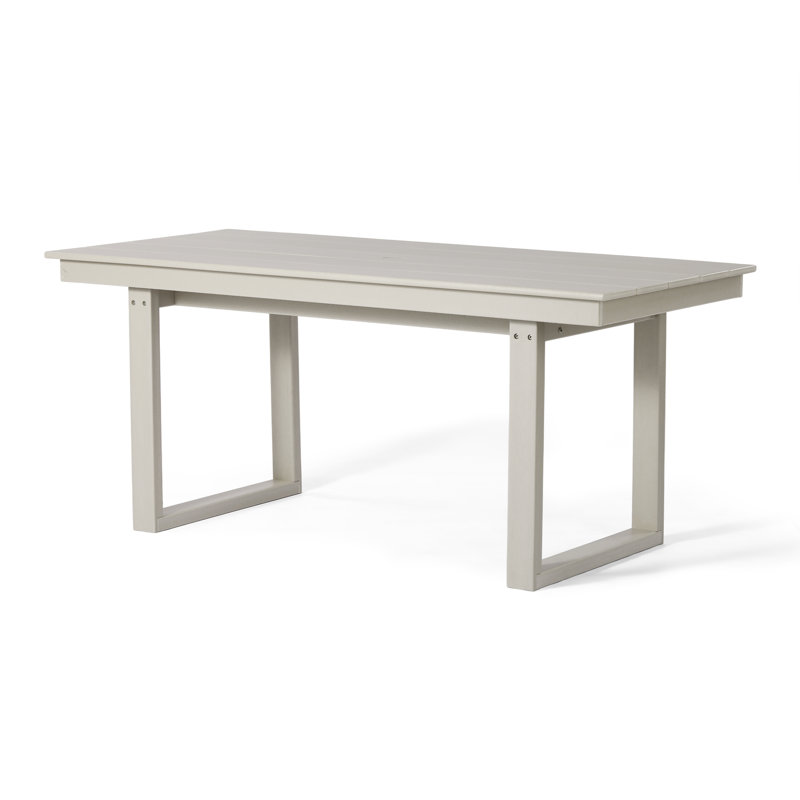 68" X 31" Rectangular Dining Table, Beige