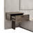 Dahlia King Size Upholstered Bed LED Headboard and USB A + C Side Tables in Chenille Fabric, Light Gray-1721335582-1711737537