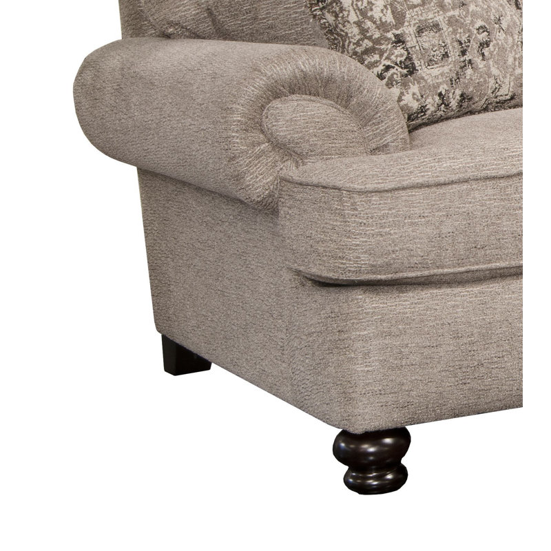  Chaise et demi rembourrée Roslind