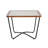 Square Modern Coffee Table, Sturdy Center Table for Living Room Lounge