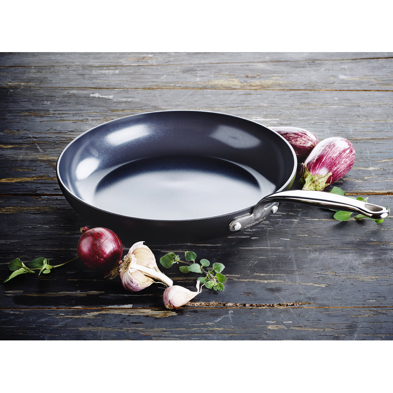 GreenPan Barcelona Black Aluminium Non-Stick Frying Pan, 32 cm