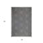 Tapis de couloir d'extérieur 8 pi gris et bleu