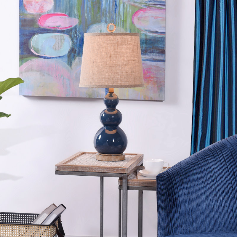 Lampe de table Rodrigue, Bleu