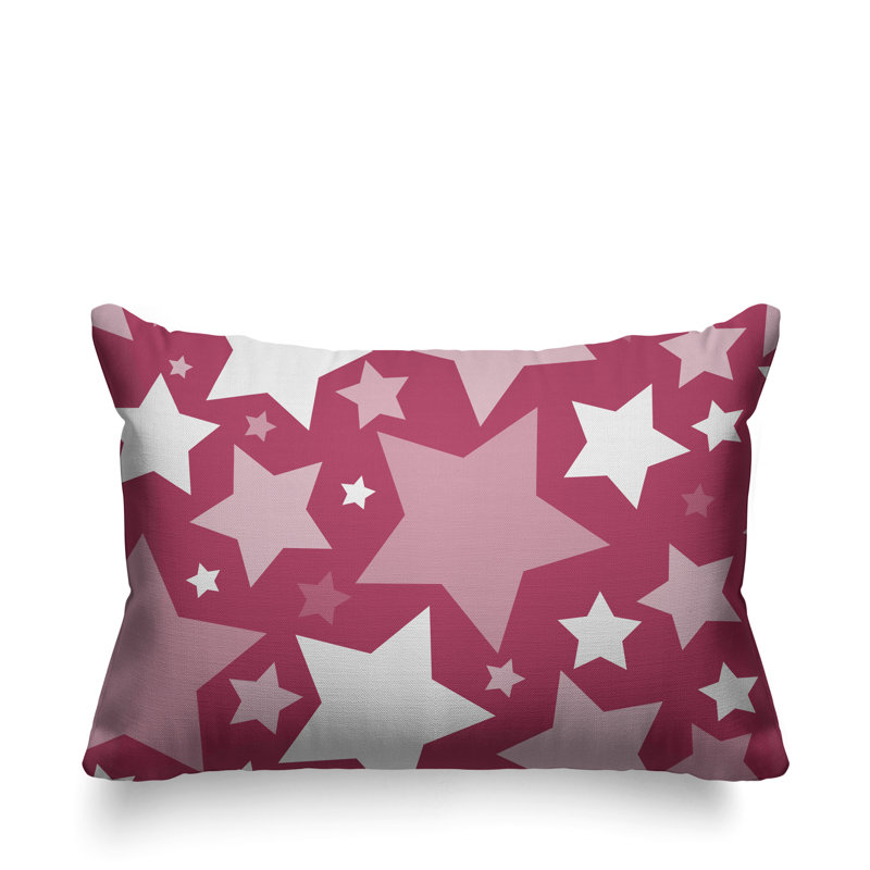 Coussin décoratif intérieur / extérieur Christmas Stars, Rose