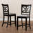Esfira Upholstered Counter Stool with Solid Wood Frame-430874419