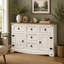 Zev 125cm Solid Wood Sideboard