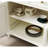 American-Style White Three-Door Buffet Table