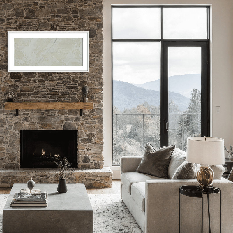 Nature Inspired "Feathered Symphony" Canvas Wall Art By Karen Biery, 16" H x 8" W, Framed Print, White