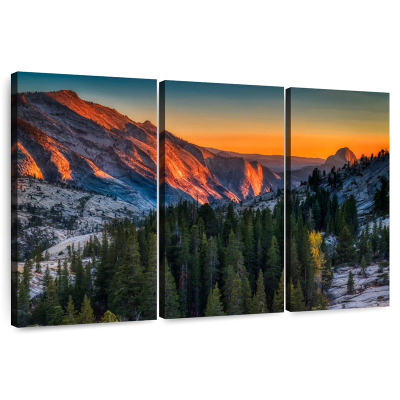 Alvord Blazing High Sierra Sunrise, H 48 po x l 74 po