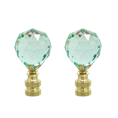 Faîteau de lampe en cristal à facettes
