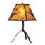 Rustic Lodge Tripod Table Lamp