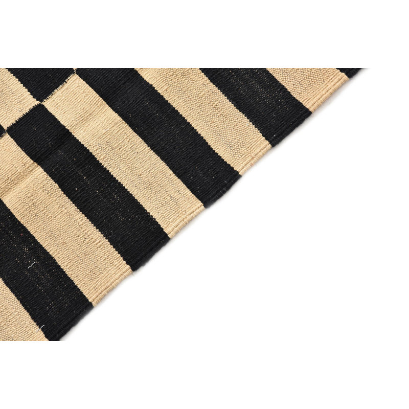 Tapis noir et blanc Jessen