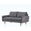 Causeuse en velours 2 places European Modern-988416214
