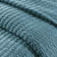 Courtepointe bleu sarcelle double / grand - 3 pièces, tissu en microfibre, rembourré de coton, conception réversible, piquage à point, idéal pour une utilisation à l'année, avec 2 taies décoratives, pièce en microfibre, rembourrage, réversible, literie-124253774-138456569