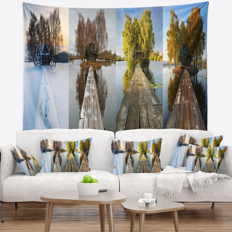 Polyester Tapestry, 50" H x 60" W