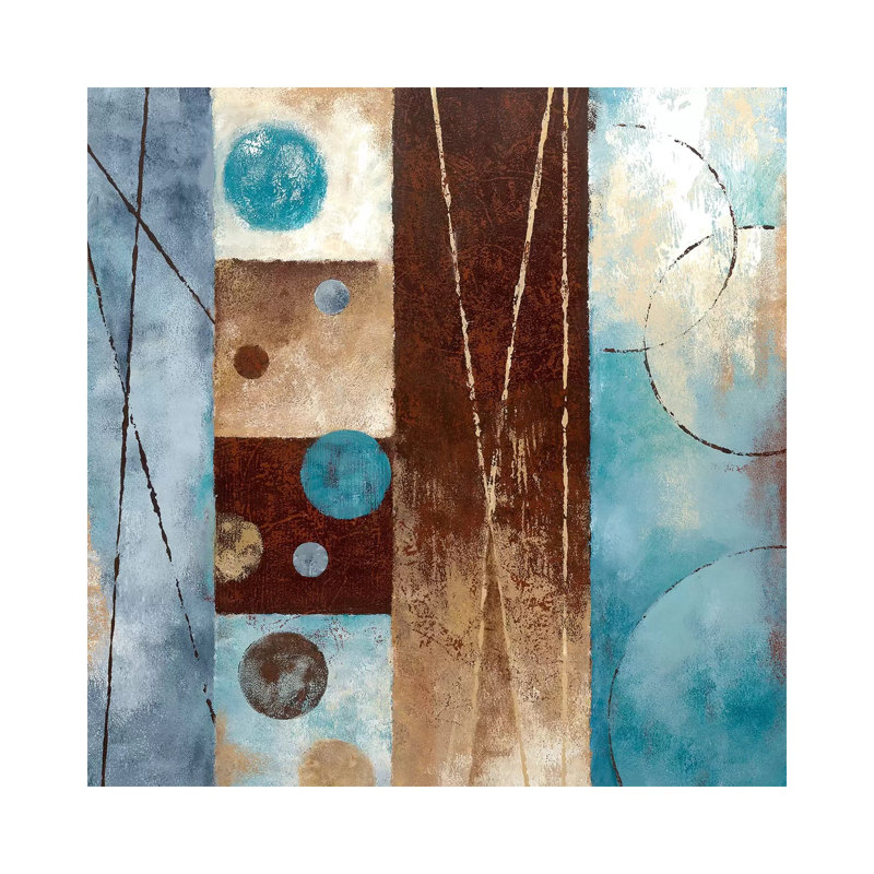 Roll With It II by Nan - Painting on Canvas, Wrapped Canvas, 30.48 cm H x 30.48 cm W