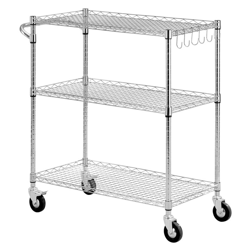Chariot de cuisine, 40.94" H x 35.04" W x 17.83" D