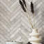 Bricks and More Collection Herringbone Brick Wallpaper Roll-1157898006