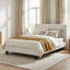 Structure de lit tapissier, lit plateforme, lit plateforme à grand profil bas-514825808