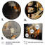  «Gold and Grey Bitcoin Crypto Devise - Fashion Bitcoin Multipanel Wall Art Set