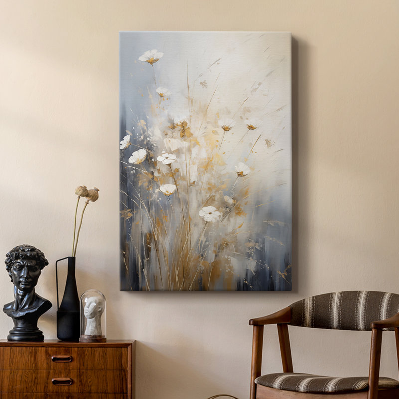 FLORAL Series CCCLXI -Custom Wrapped Gallery Cavas, 27" H x 18" W