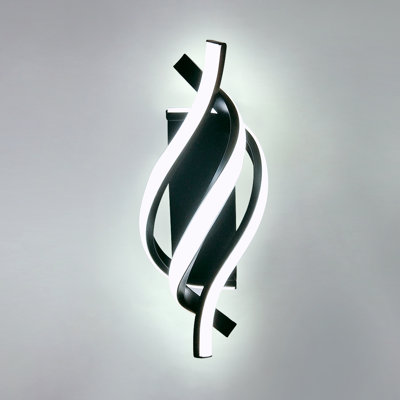 Shulin 3-Light Spiral-shaped Flush Mount Wall Sconce
