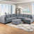 Tissu gris est en rupture de stock